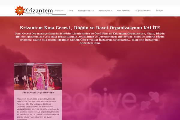 Envision theme site design template sample