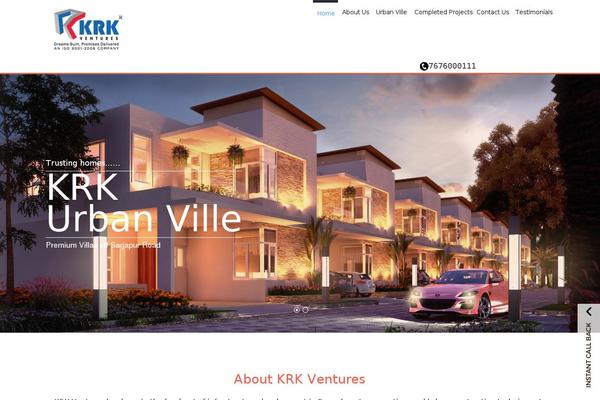 Site using Sola Testimonials plugin
