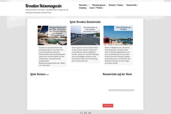 Travelous theme site design template sample