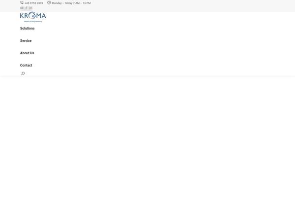 The7 Child theme site design template sample