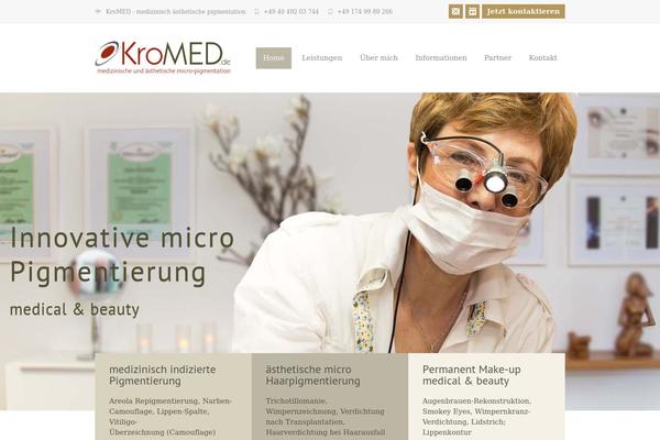 Medicenter-child theme site design template sample