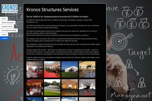 Kronos theme site design template sample