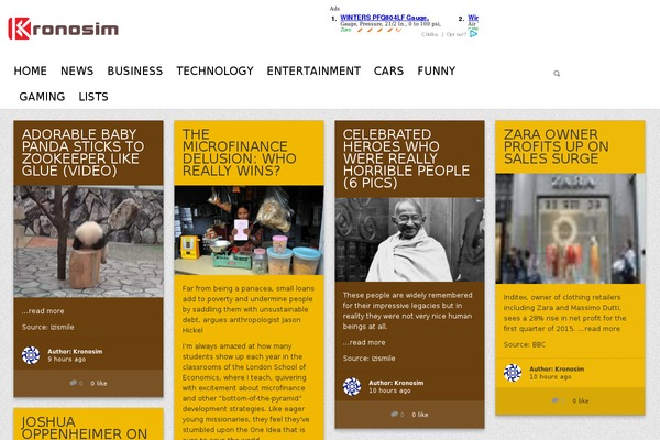 Pressgrid theme site design template sample