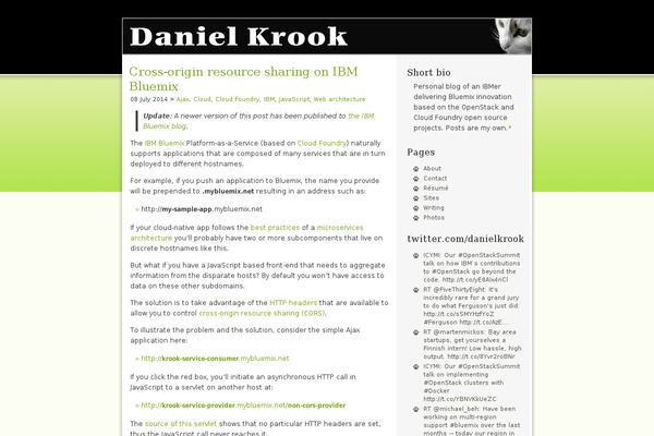 Site using Codesnippet plugin