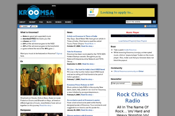 kroomsa.com site used Revolution Magazine