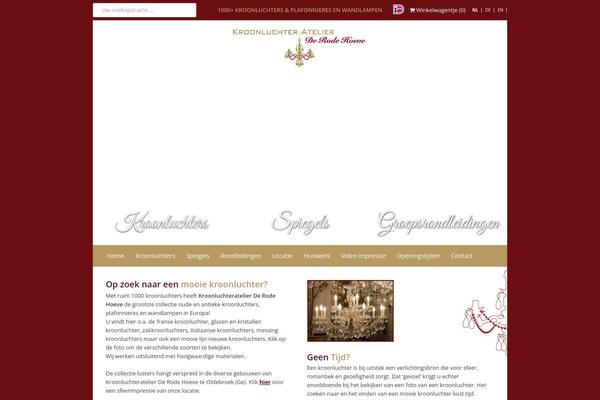 kroonluchtercollectie.nl site used Handyframework