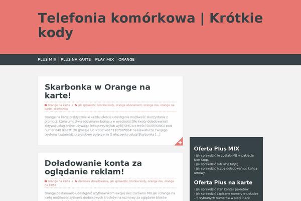Solon theme site design template sample