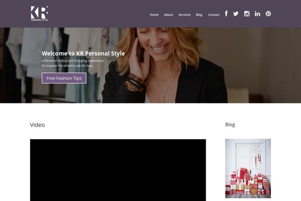 Divi theme site design template sample