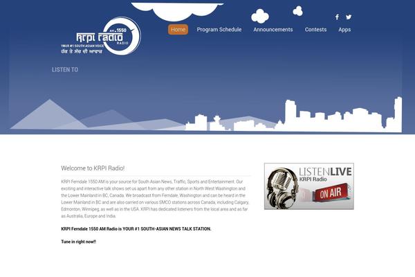 Site using Weather-press plugin