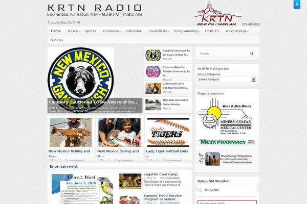 Site using NOAA Weather plugin