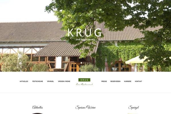 The Flavour theme site design template sample