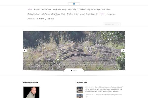 Evolution theme site design template sample