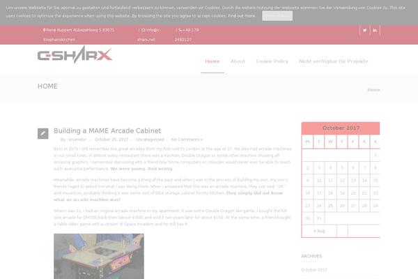 Academic theme site design template sample