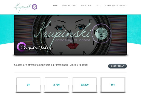 Varia theme site design template sample