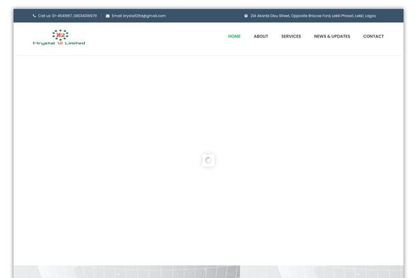 Finance theme site design template sample