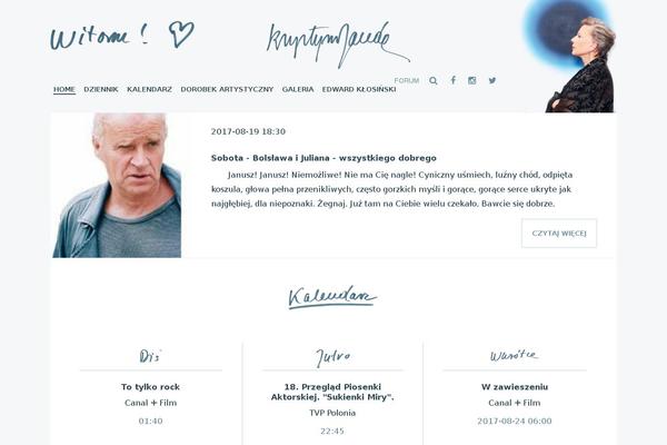 krystynajanda.pl site used Kjanda