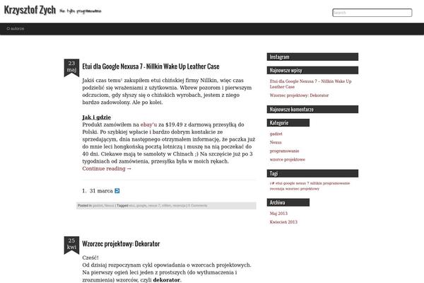 Seismic Slate theme site design template sample