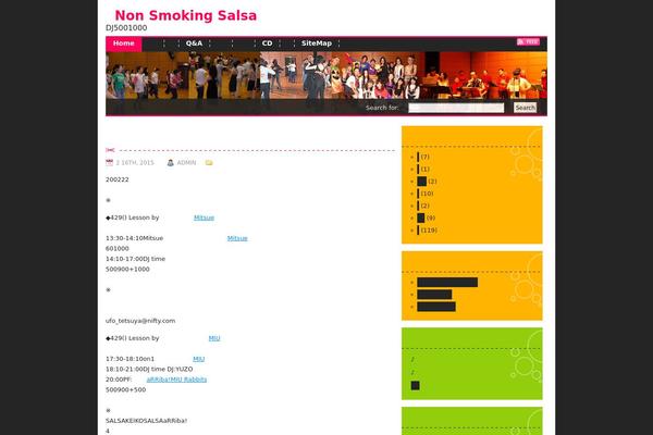 Fancy theme site design template sample