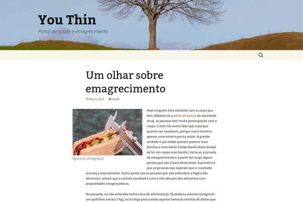 Twenty Thirteen theme site design template sample