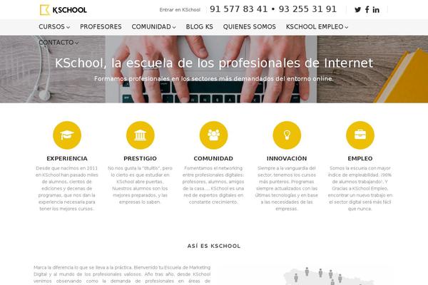 kschool.com site used Raiz