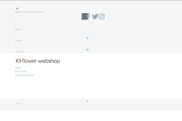ksflower.net site used Thegem-elementor