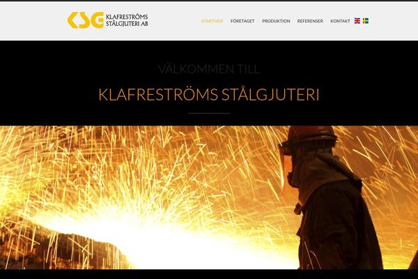 Triniti theme site design template sample