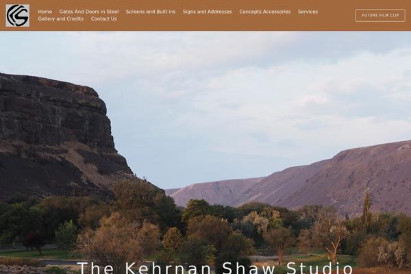 Tesseract theme site design template sample