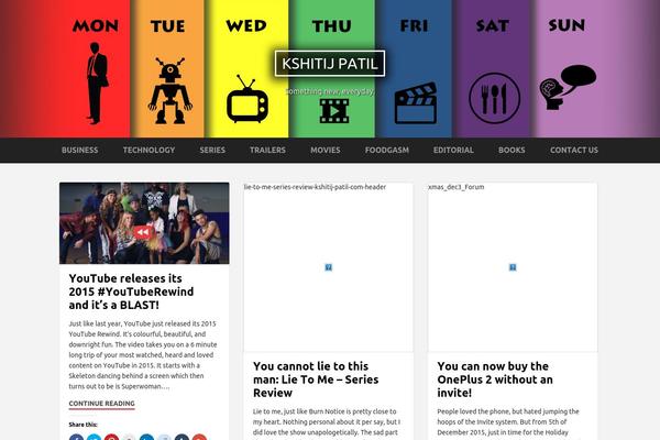 Griffin theme site design template sample