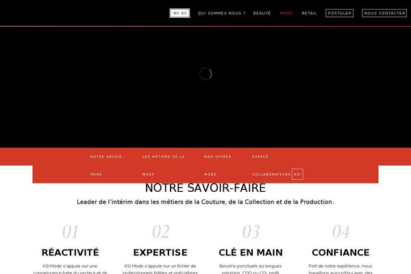 Blade theme site design template sample