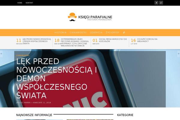 BLACKMAG theme site design template sample