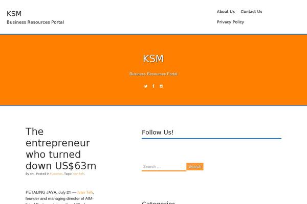 Flex-Lite theme site design template sample
