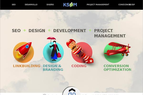 Bones theme site design template sample