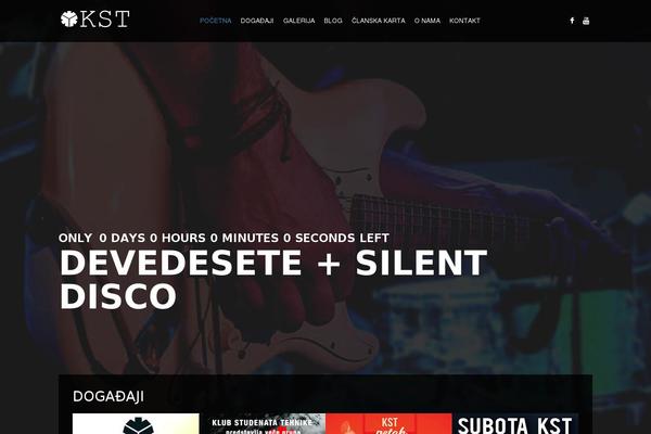 Rock Star theme site design template sample