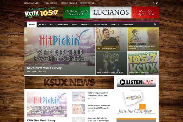 NewsMag theme site design template sample