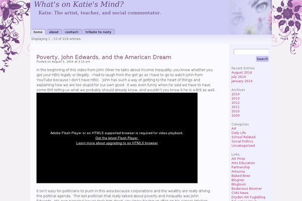 Purple Pastels theme site design template sample