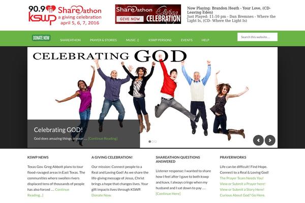 Site using Bible Verse of the Day plugin