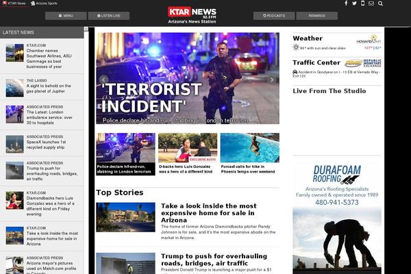 ktar.com site used Bonneville-news-theme