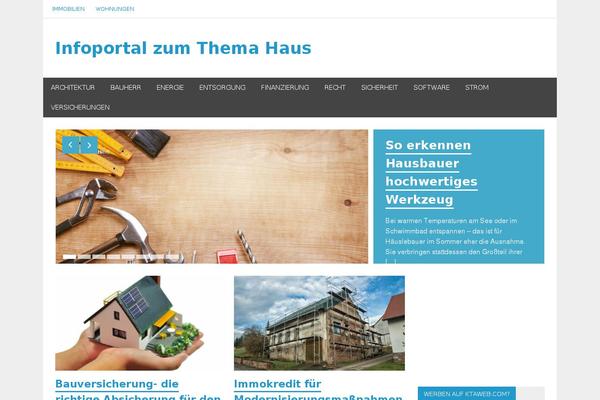 Merlin theme site design template sample
