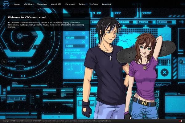 Axis theme site design template sample