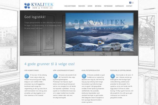 Inspiro theme site design template sample