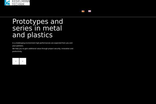 Site using Industify-core plugin