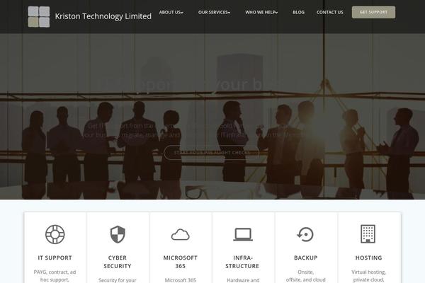 ktecltd.com site used Colibri WP