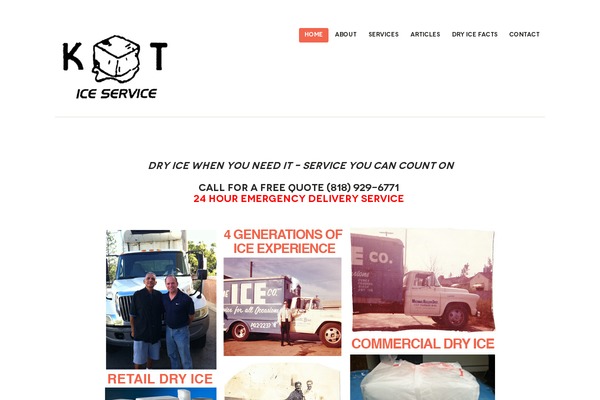 kticeservice.com site used Sparks