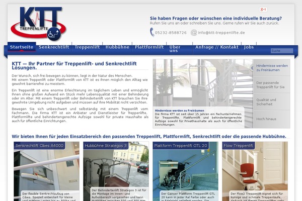 ktt-treppenlifte.de site used Ktt