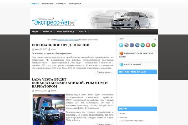Site using iSlidex plugin