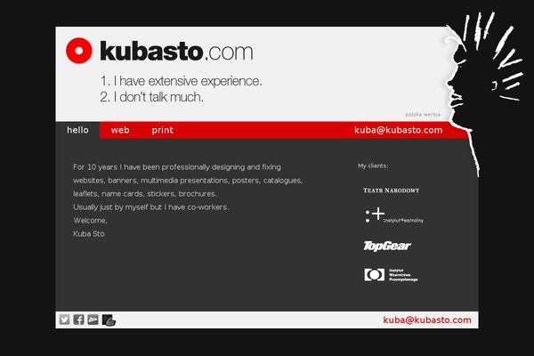 Everything website example screenshot
