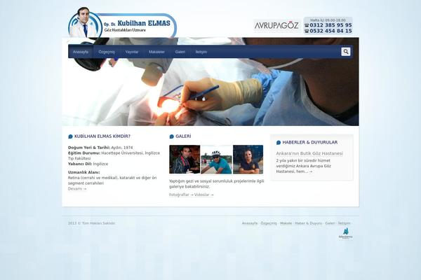 Studium theme site design template sample