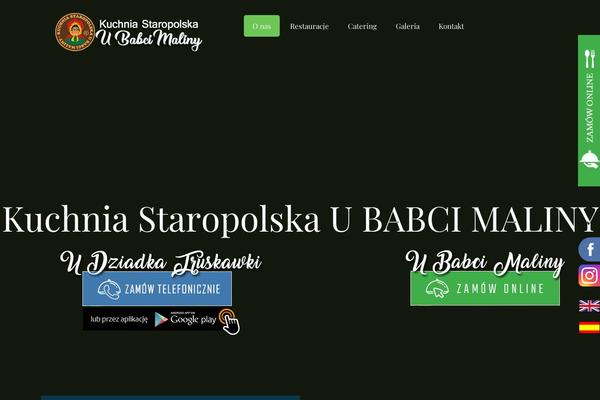 kuchniaubabcimaliny.pl site used Babcia