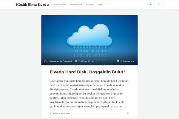 Readable theme site design template sample