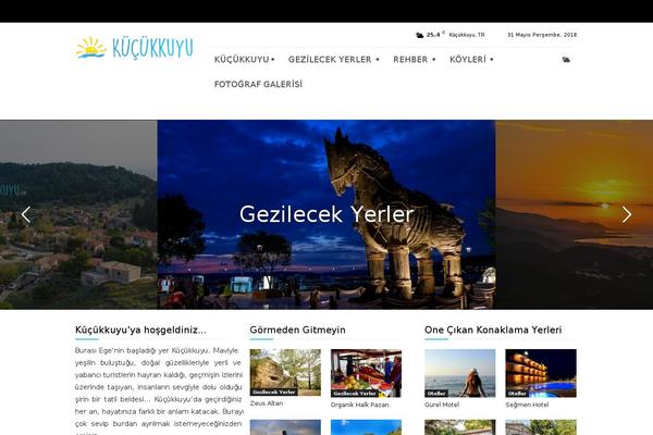 Newspaper theme site design template sample
